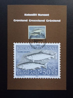 GREENLAND 1983 FISH MAXIMUM CARD MI 140 GRONLAND GROENLAND VISSEN - Cartas Máxima