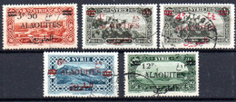 Alaouites: Yvert  N°  35/39 - Used Stamps