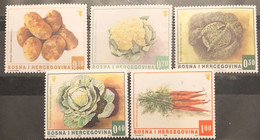 Bosnia And Hercegovina, 2006, Mi: 432/36 (MNH) - Gemüse