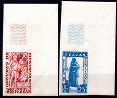 Fezzan: Yvert  N° 54/55**; MNH; Non Dentelé - Unused Stamps