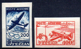 Fezzan: Yvert  N° A 4/5**; MNH; Non Dentelé - Nuovi