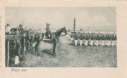AK Gruss Aus... - Parade Deutscher Soldaten - Patriotika - Ca. 1900 (59854) - Saluti Da.../ Gruss Aus...