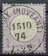 DEUTSCHES REICH 1872 - Canceled - Mi 16 - Grosses Brustschild 1/4g - Usati