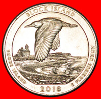 * HERON AND LIGHTHOUSE: USA ★ 1/4 DOLLAR 2018P UNC MINT LUSTRE! WASHINGTON (1789-1797) LOW START ★ NO RESERVE! - 2010-...: National Parks