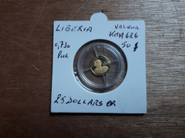 LIBERIA 25 DOLLARS 2000 CHRISTOPHER COLUMBUS OR/GOLD PUR999 VALEUR ACTUELLE AU POIDS 42,00€ PRIX DEPART START 1 EURO !!! - Kiloware - Münzen