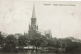 Ixelles  L'eglise Sainte  Croix Et Les Etangs - Elsene - Ixelles