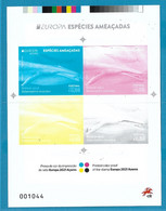 Portugal – 2021 Azores Endangered Species Color Proof - Other & Unclassified