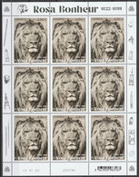 2022 - Y/T 5566 Le LION Par "ROSA BONHEUR 1822-1899" - BLOC FEUILLET 9 TIMBRES - NEUF - Unused Stamps