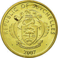 Monnaie, Seychelles, 10 Cents, 2007, Pobjoy Mint, SPL, Brass Plated Steel - Seychellen