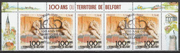 2022 - Y/T 556x OBLITERE 1er JOUR 11.03.22 BELFORT - "100 ANS DU TERRITOIRE DE BELFORT" - BLOC 5 ISSU FEUILLET - Oblitérés