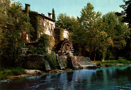 N°91075 -cpsm Vieux Moulin Provençal Sur Le Loup - Wassermühlen