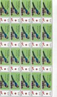 Belgie 4183 Buzin 28/3/2016 SPAB Attenhoven Birds FULL SHEET 2475 Boerenzwaluw Hirondelle MNH Gepersonaliseerd Duostamp - Personalisierte Briefmarken