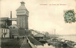 Corbeil * La Tour Des Moulins * Péniche Batellerie - Corbeil Essonnes