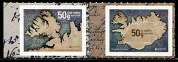 XH0341 Iceland 2020 Europa Country Map 2V Last Set Europa MNH - Ungebraucht