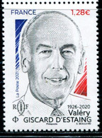 XH0344 France 2021 Former President Destin 1V Engraving Edition MNH - Unused Stamps