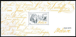 XH0348 French 2022 Writer Molière Limited Edition With Folder S/S MNH - Neufs