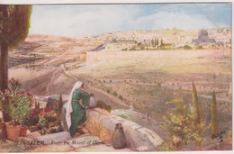 PALESTINE (Israel) - Jerusalem - Mount Of Olives  - Raphael Tuck Artcard Oilette  7308 - Palestina
