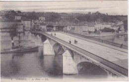 Delcampe - 91 - CORBEIL ESSONNES -  BATEAU VAPEUR PASSANT SOUS LE PONT - Corbeil Essonnes