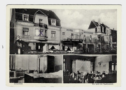 CPSM GF ARLON : Hôtel MODERNE & Garage Carrefour Longwy-Luxembourg - 3 Vues - Circulée 1968 - Ed. Breyer, Arlon 2 Scans - Aarlen