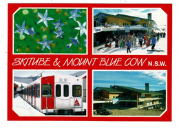 Ref 1532 - Australia Postcard - Skiing - Skitube & Mount Blue Cow - New South Wales - Otros & Sin Clasificación