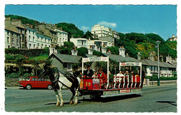 Ref 1533 - 1970 Bamforth Postcard - Horse Tram Isle Of Man - Good Slogan - Ile De Man