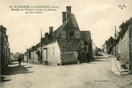 St Hilaire En Lignières * La Route Du Châtelet Et De La Châtre * Le Carrefour - Autres & Non Classés