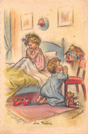 ¤¤   -  ILLUSTRATEUR  " Germaine BOURET "  -   La Prière   -   Crèche, Nounouse   -   ¤¤ - Bouret, Germaine