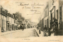 Cosne Sur L'oeil * La Grande Rue Du Village * Villageois - Autres & Non Classés