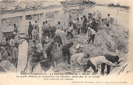 10-NOGENT-SUR-SEINE- LA CATASTROPHE DU 31 OCTOBRE 1911- LA GRANDE MALTERIE EN CONSTRUCTION .... - Nogent-sur-Seine