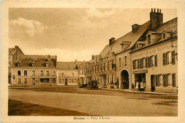 Hirson * La Place D'armes * Imprimerie Librairie Papeterie BRUNEAU - Hirson