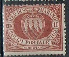 ST MAR 17 - SAINT MARIN N° 28 Neuf** Armoiries - Used Stamps