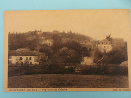 17 : MONTENDRE : VUE PRISE Du CALVAIRE  , C.P.A .,en Bon état - Montendre