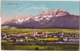 OSTERREICH - AUSTRIA  TIROL  St. JOHANN   Alte Ansichtskarte  1913 - St. Johann In Tirol