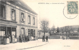 60-AUNEUIL- AVENUE DE LA GARE - Auneuil