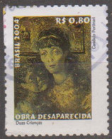 Brasil - 04-04 - Portinari-Obras Desaparecidas - Duas Crianças-Menino/Carneiro 0,80, Duas Crianças  (o)  RHM Nº 830 - Used Stamps