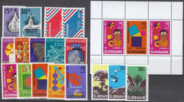 Suriname 1972 Year - Complete - MNH/**/postfris - Surinam ... - 1975