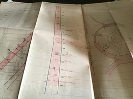 Plan  1967 Barrage Barrages Pike Creek Damsite  Site Sydney ? Engineering Geological Interprétation - Travaux Publics