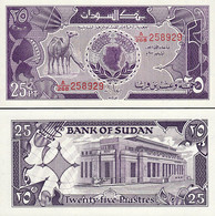 (!) Sudan 25 Piastres 1987, UNC, P-37 - Animal - Camel - Zuid-Soedan