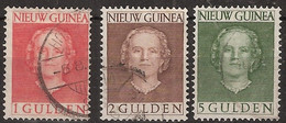 Nederlands Nieuw Guinea 1950, Koningin Juliana NVPH 19-21 Gestempeld/used - Nouvelle Guinée Néerlandaise
