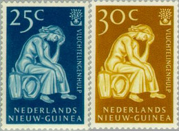 Nederlands Nieuw Guinea 1960 Vluchtelingen Jaar , Refugee Year. MNH/** Postfris - Nederlands Nieuw-Guinea