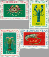 Nederlands Nieuw Guinea 1962 - Social Care, Lobsters, MH*ongestempeld, Hinged - Nederlands Nieuw-Guinea