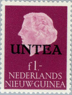 Nederlands Nieuw Guinea 1962 1 Gld UNTEA Surcharge, MNH**, Luxe Postfris - Nuova Guinea Olandese