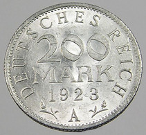 200 Mark - Allemagne - Alu - 1923 A - TTB + - 200 & 500 Mark