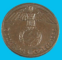 1 Reichspfenning - Allemagne - Bronze - 1939 B - TTB - - 1 Rentenpfennig & 1 Reichspfennig