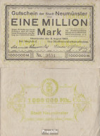 Neumünster Notgeld: Inflationsgeld Stadt Neumünster Gebraucht (III) 1923 1 Millionen Mark - 1 Million Mark