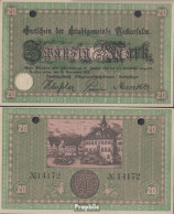 Neckarsulm Notgeld Stadtgemeinde Neckarsulm, Gelocht Gebraucht (III) 1918 20 Mark - 20 Mark