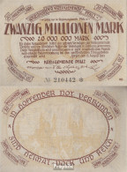 Speyer Inflationsgeld Der Kreisgemeinde Pfalz Gebraucht (III) 1923 20 Millionen Mark - 20 Miljoen Mark