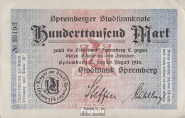 Spremberg (Niederlausitz) Inflationsgeld Stadt Spremberg Gebraucht (III) 1923 100.000 Mark - 100000 Mark