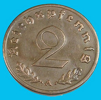 2 Reichspfenning - Allemagne - Bronze - 1937 A - TTB + - - 2 Rentenpfennig & 2 Reichspfennig