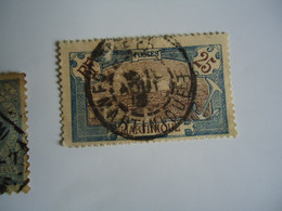 MARTINIQUE USED STAMPS  POSTMARK  1913 - Andere & Zonder Classificatie